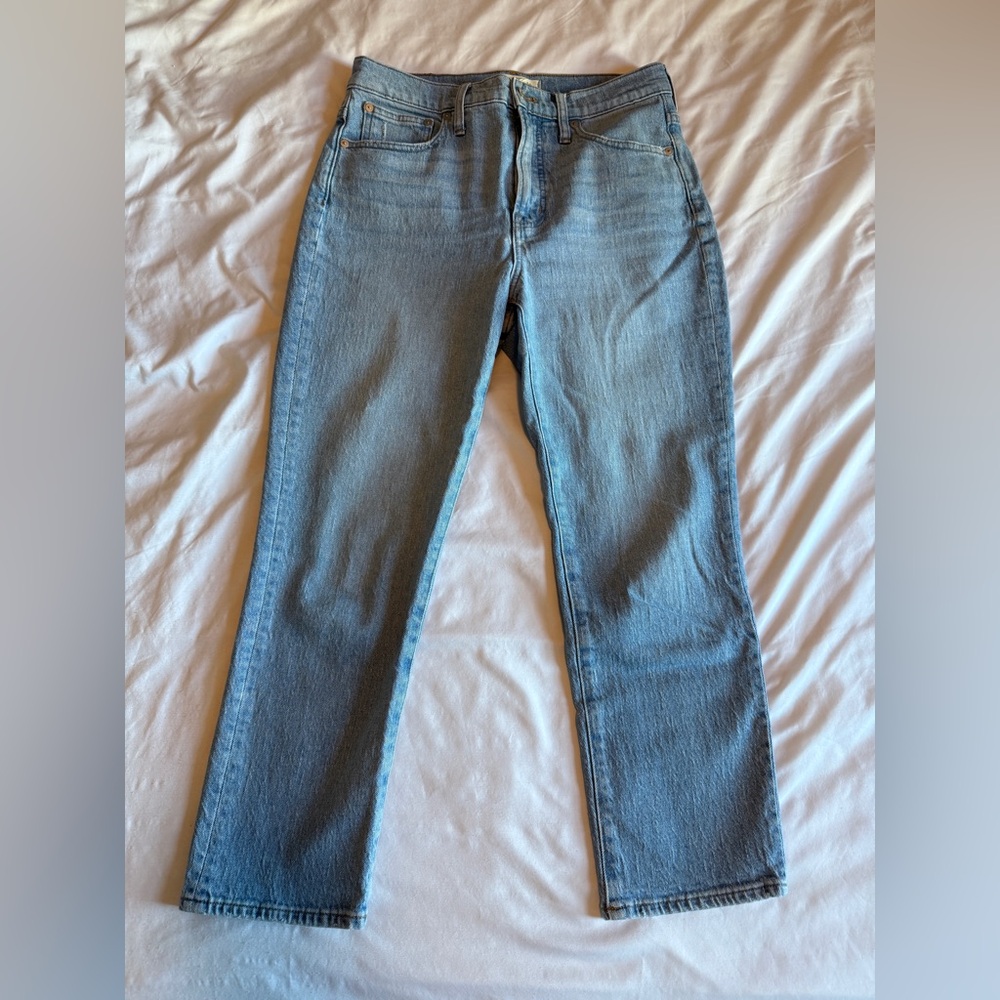 Madewell Light Blue Straight Jeans